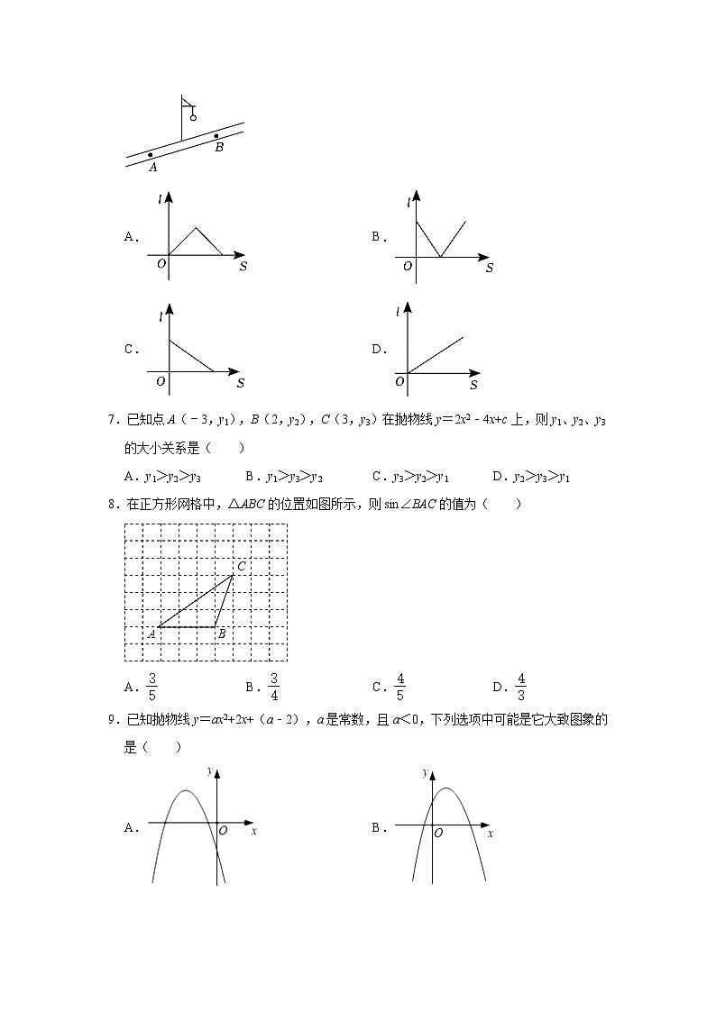 山东省烟台市龙口市2022-2023学年九年级上学期期中数学试卷（五四学制）(含答案)第2页