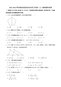 2021-2022学年湖北省武汉市江汉区八年级（上）期末数学试卷