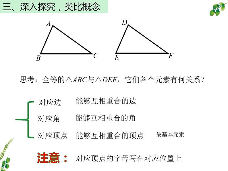 1.4 全等三角形 课件第5页