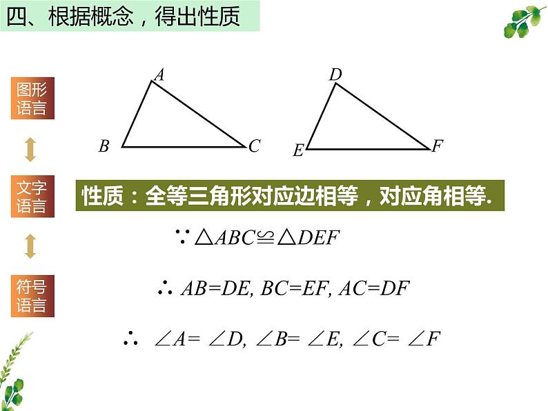 1.4 全等三角形 课件第6页