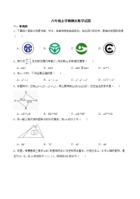 吉林省松原市乾安县2022年八年级上学期期末数学试题及答案