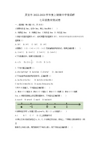 河南省三门峡市灵宝市2022-2023学年七年级上学期期中考试数学试卷(含答案)