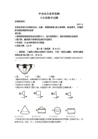 山东省枣庄市薛城区2022-2023学年七年级上学期期中数学试题(无答案)