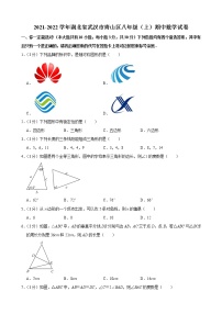 2021-2022学年湖北省武汉市青山区八年级（上）期中数学试卷