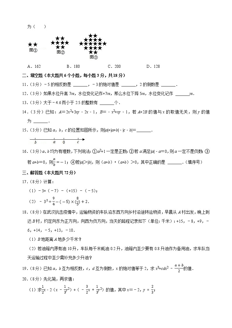 2021-2022学年湖北省武汉市新洲区邾城街七年级（上）期中数学试卷第2页