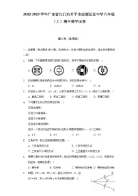 广东省江门市开平市忠源纪念中学2022-2023学年八年级上学期期中数学试卷(含答案)