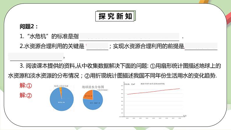 人教版数学七年级下册 10.3.1 《课题学习 从数据谈节水》   课件PPT（送教案练习）08