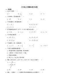 广东省揭阳市揭西县2022年八年级上学期期末数学试题及答