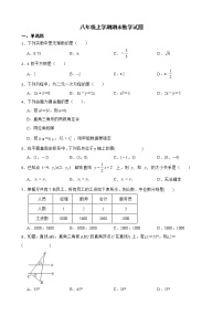 山东省济南市平阴县2022年八年级上学期期末数学试题及答案