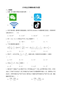 四川省广元市青川县2022年八年级上学期期末数学试题及答案