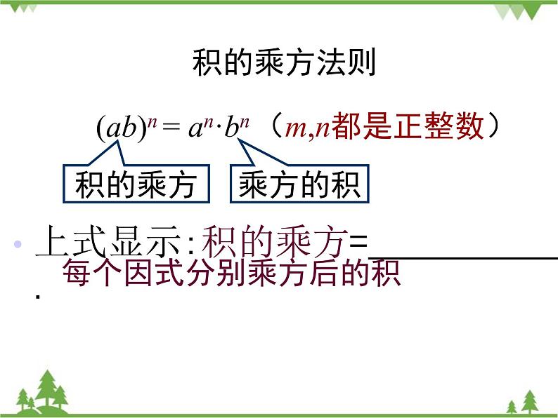 北师大版数学七年级下册 1.2 幂的乘方与积的乘方4 第2课时 积的乘方课件06