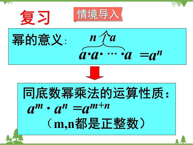 北师大版数学七年级下册 1.2 幂的乘方与积的乘方2 第1课时 幂的乘方课件02