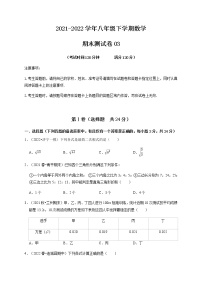 期末测试卷03-【对点变式题】最新八年级数学下学期期中期末必考题精准练（人教版）