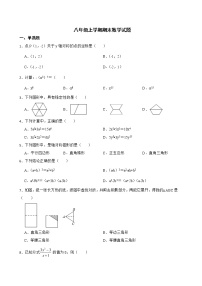 广东省广州市白云区2022年八年级上学期期末数学试题及答案