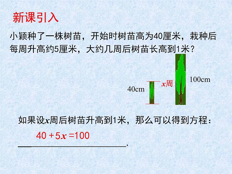 5.1.1认识一元一次方程 课件 2022－2023学年北师大版数学七年级上册03