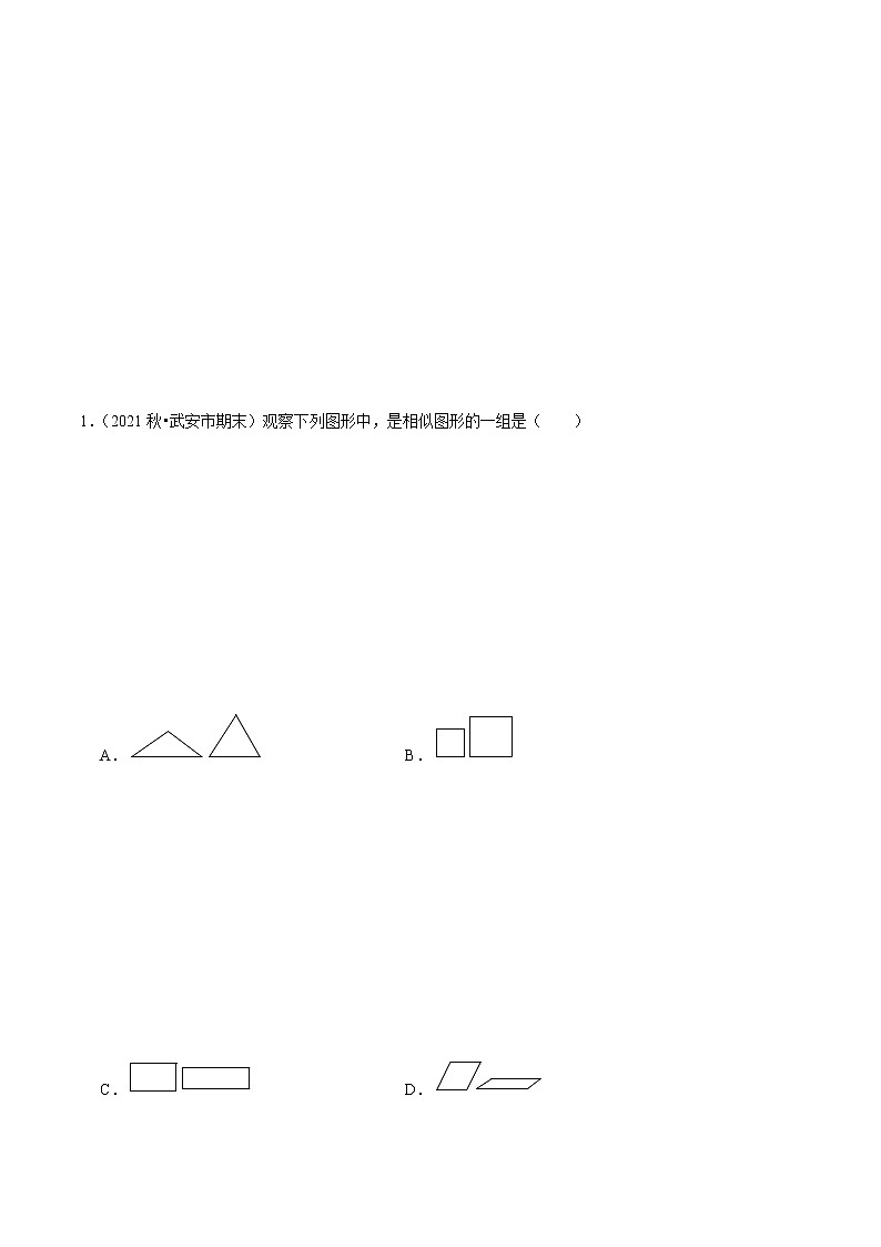 23.2相似图形 - 九年级数学上册尖子生同步培优题典【华师大版】02