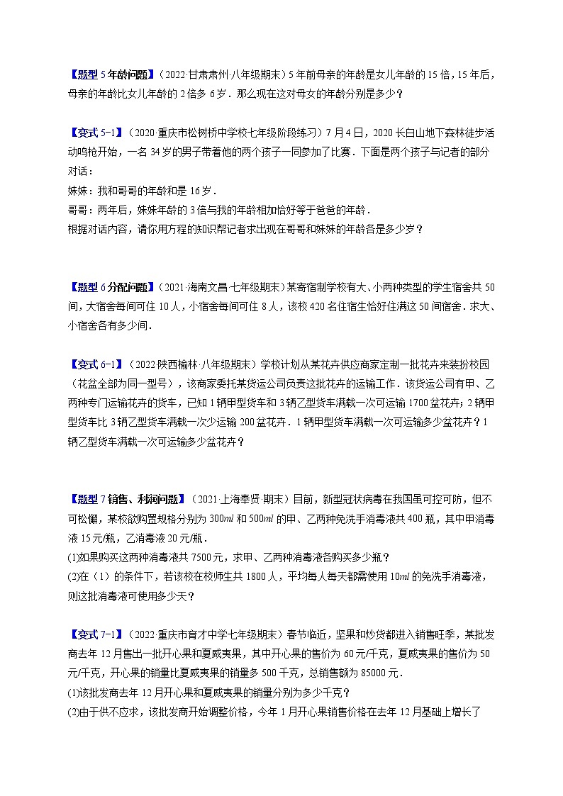 8.3实际问题与二元一次方程组（题型专攻）-最新七年级数学下册章节同步实验班培优题型变式训练（人教版）03