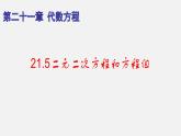 21.5二元二次方程和方程组（课件）-八年级数学下册同步备课系列（沪教版）