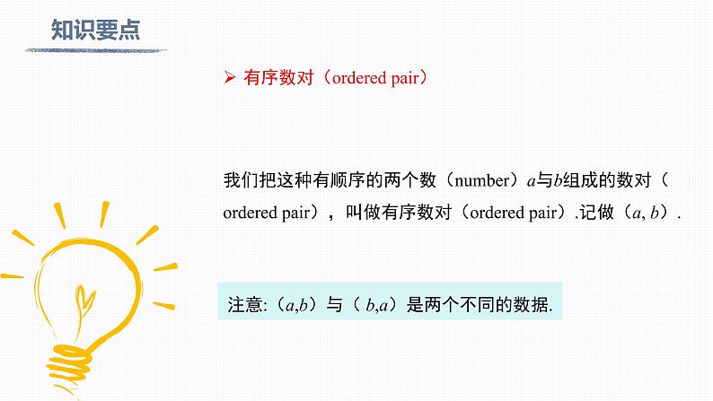 7.1.1 有序数对Ordered Pair 课件08