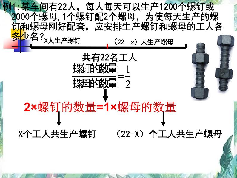 人教版七年级上册 实际问题与一元一次方程 配套问题 优质课件第5页