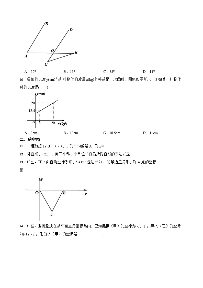 广东省揭阳市揭西县2022年八年级上学期期末数学试卷及答案02