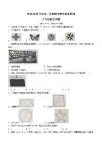 山东省德州市禹城市2022-2023学年八年级上学期期中数学试题(含答案)