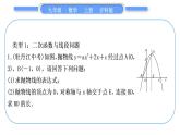 沪科版九年级数学上第21章二次函数与反比例函数知能素养小专题(二)二次函数与几何图形综合习题课件