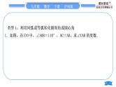 沪科版九年级数学下第24章圆24.3圆周角知能素养小专题(二)圆中利用转化思想求角度习题课件