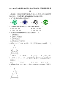 湖北省孝感市安陆市2022-2023学年八年级上学期期中数学试卷