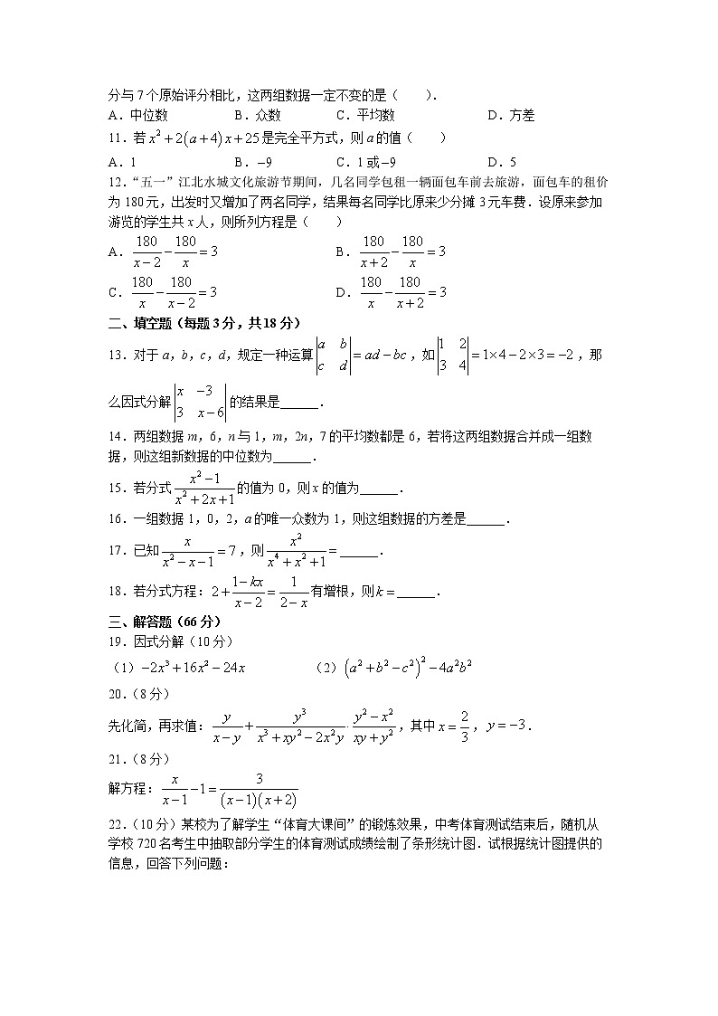 山东省威海市环翠区2022-2023学年八年级上学期期中数学试题(无答案)第2页
