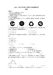 河南省信阳市平桥区2022-2023学年九年级上学期期中数学试题