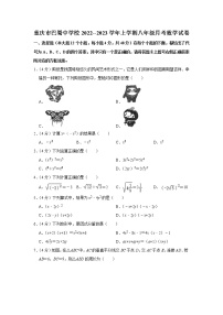 重庆市巴蜀中学校2022--2023学年八年级上学期11月月考数学试卷(含答案)