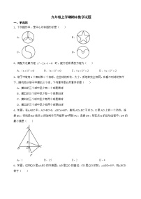 黑龙江省齐齐哈尔市依安县2022年九年级上学期期末数学试题及答案