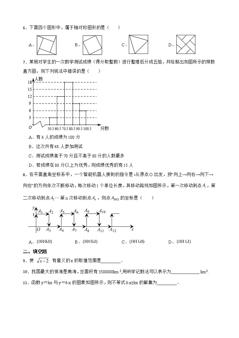 云南省普洱市景谷县2022年九年级上学期期末考试数学试题及答案第2页