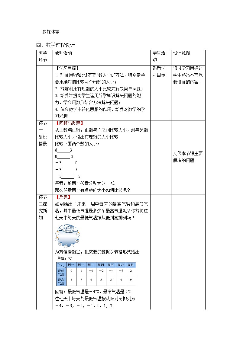 1.2.4《绝对值 第2课时》精品教案第2页
