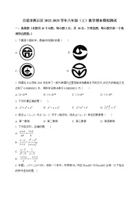 山西省吕梁市离石区2022-2023学年八年级（上）数学期末模拟测试(解析版)