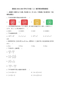 山西省清徐县2022-2023学年八年级（上）数学期末模拟测试(解析版)