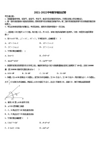 浙江省宁波市象山县2022年中考数学考试模拟冲刺卷含解析