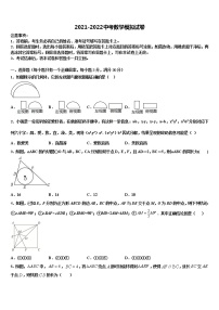 浙江省绍兴市迪荡新区2021-2022学年中考数学最后一模试卷含解析