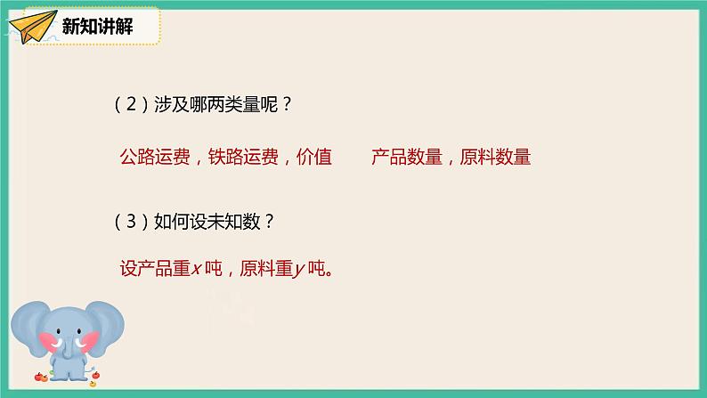 人教版数学七下 8.3.2《利用二元一次方程组解决较复杂的实际问题》课件08