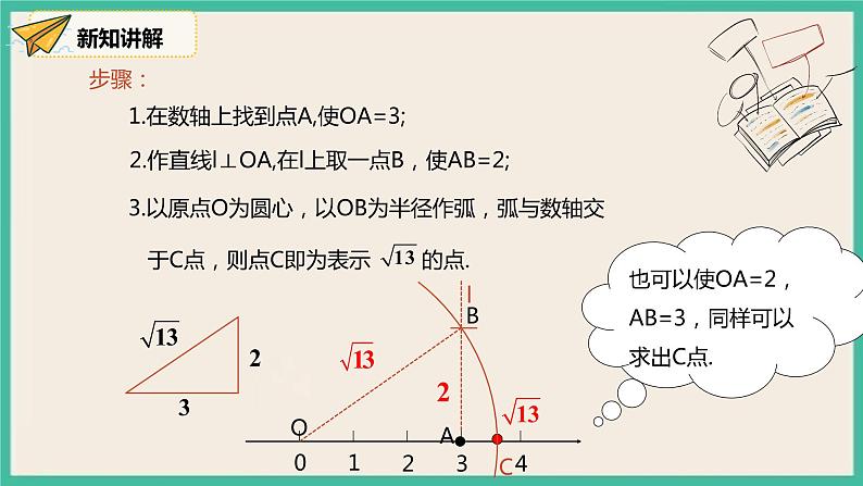 人教版数学八下 17.1.3《利用勾股定理的作图或计算 》课件06