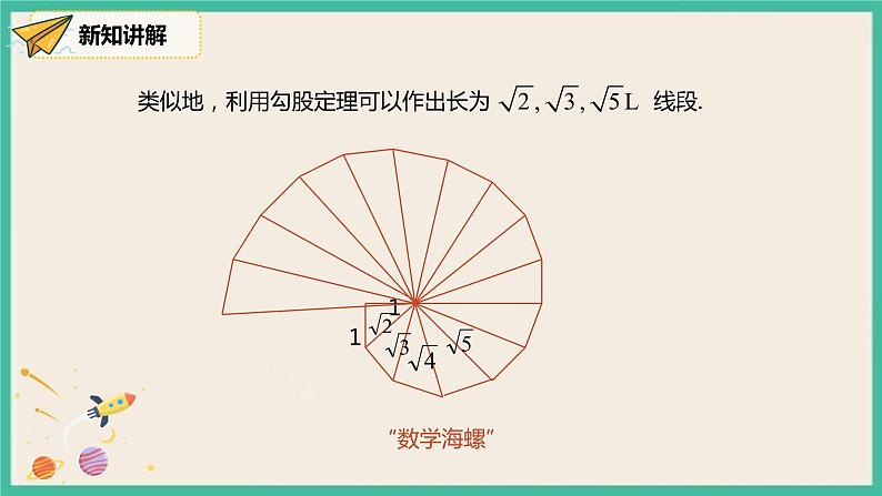 人教版数学八下 17.1.3《利用勾股定理的作图或计算 》课件08