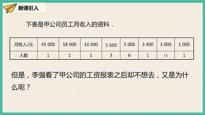 人教版数学八下 20.1.2.1《中位数和众数》课件04