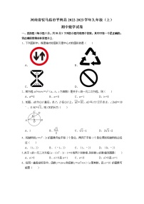 河南省驻马店市平舆县2022-2023学年九年级上学期期中数学试卷+