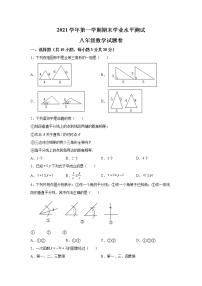 浙江省杭州市余杭区2021-2022学年八年级上学期期末数学试题（含答案）