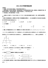 重庆市永川区第五中学2021-2022学年中考冲刺卷数学试题含解析