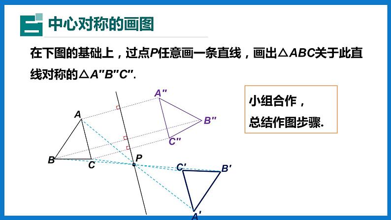 华师大版七年级数学下册10.4 中心对称（课件）07