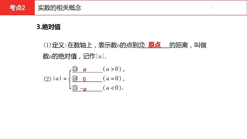 中考总复习数学（安徽地区）-第1章实数课件07