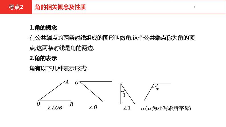 中考总复习数学（安徽地区）-第4章　角、相交线、平行线课件06