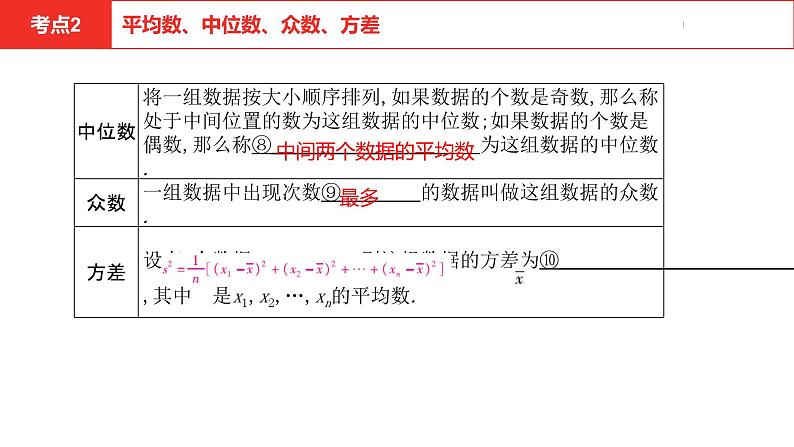 中考总复习数学（河北地区）9第八章统计与概率课件08